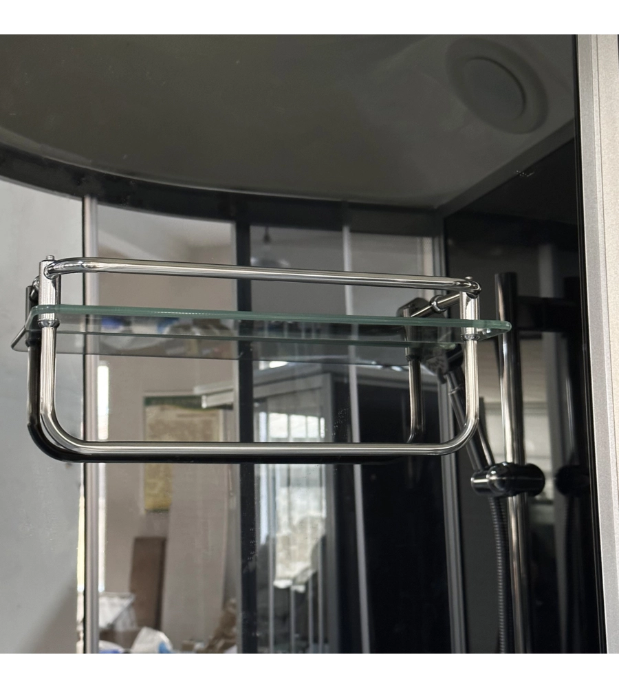 DOCCIA IDROMASSAGGIO DECOR BAGNO "VESTA" CON SEDILE 90x90X215 CM